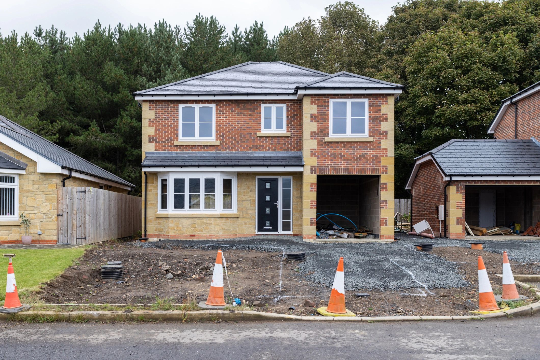 House exterior under construction